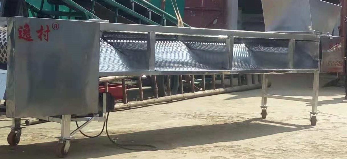 客戶定制的4.5M剪香菇腿機試機